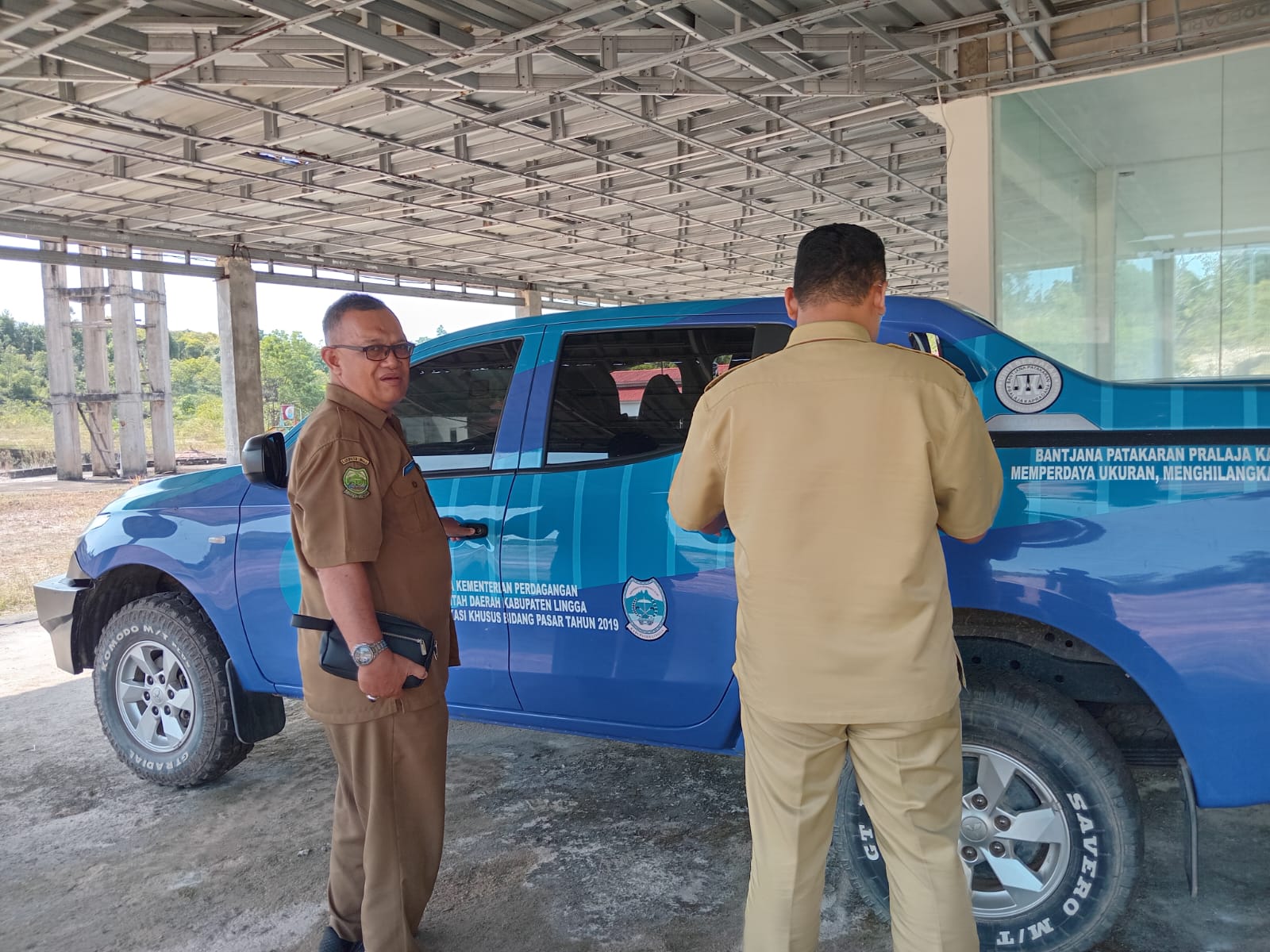 Kunjungan Disperindag Kabupaten Lingga ke Lokasi Rencana Pengembangan Industri Rokok PT. Cabang Tiga Kretek