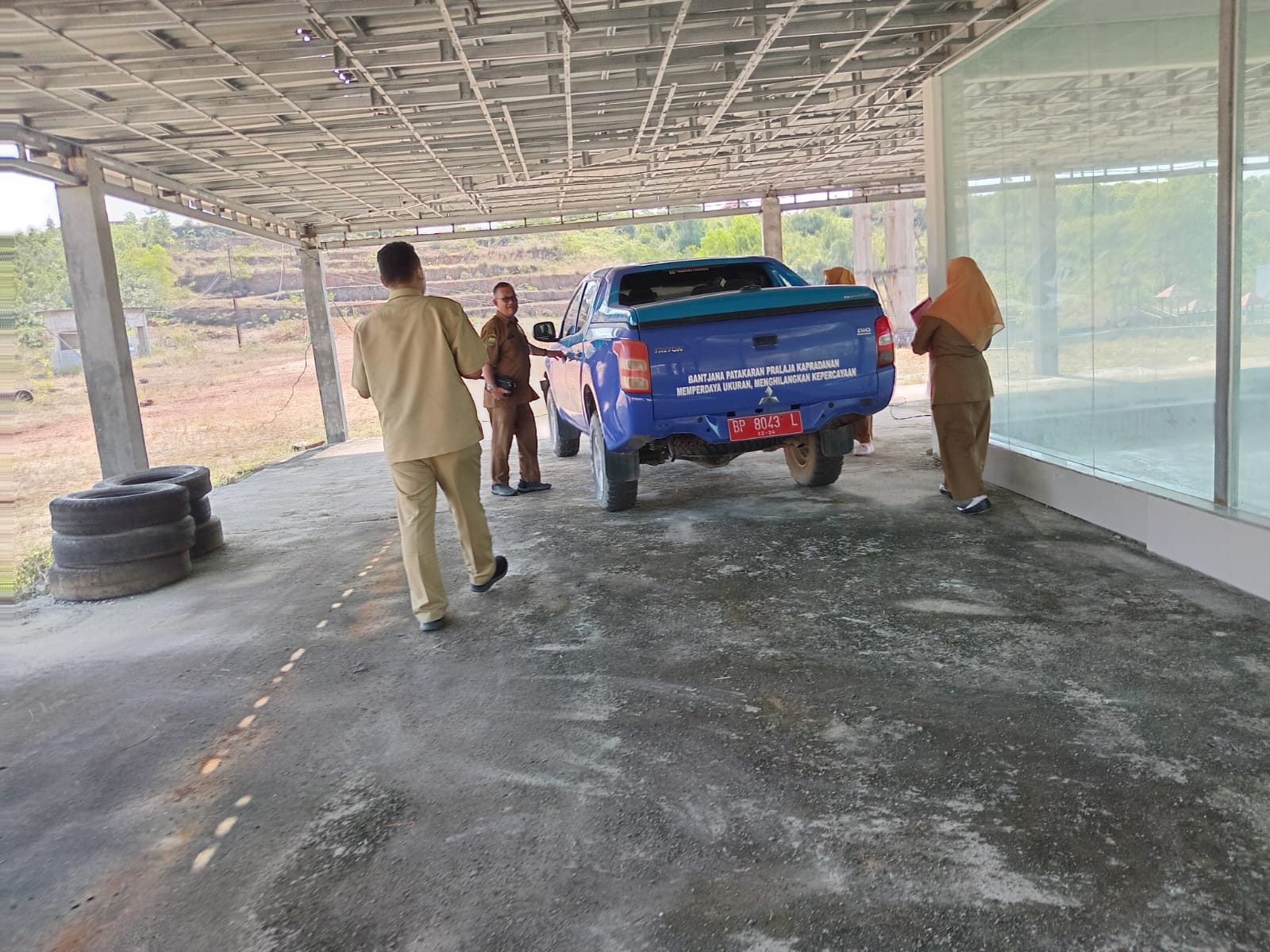 Kunjungan Disperindag Kabupaten Lingga ke Lokasi Rencana Pengembangan Industri Rokok PT. Cabang Tiga Kretek - 2