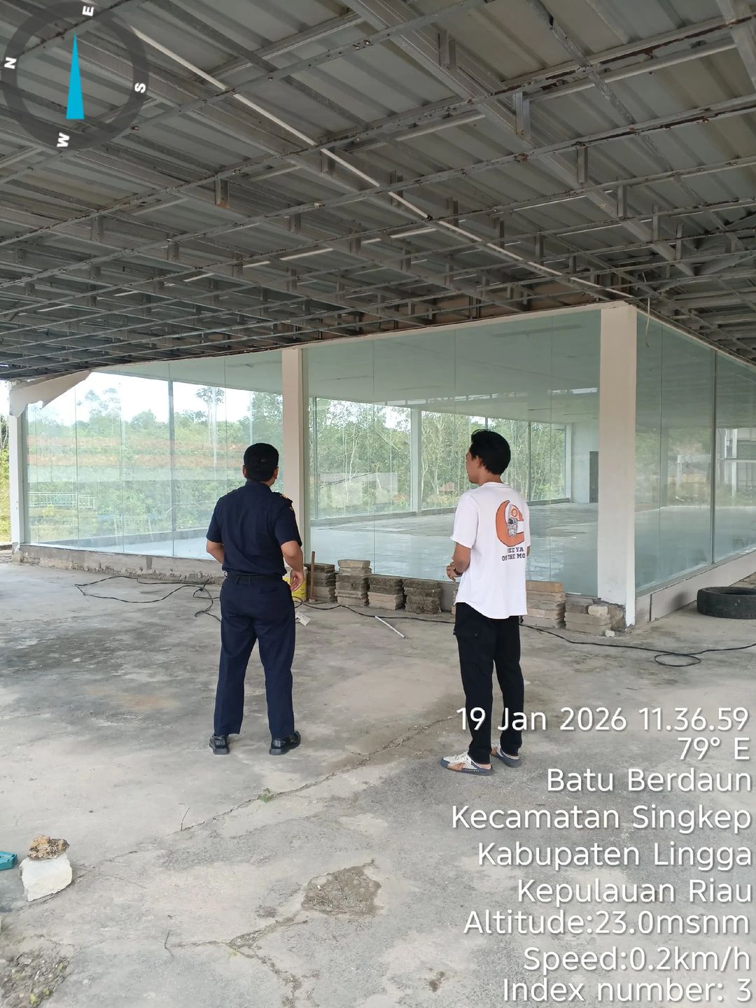 Gambar 2 - Bea dan Cukai Dabo Kembali Tinjau Kesiapan Lokasi Pabrik PT. Cabang Tiga Kretek di Harsbay